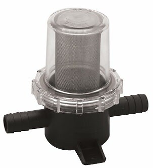 Sea dog inline water strainer - water,